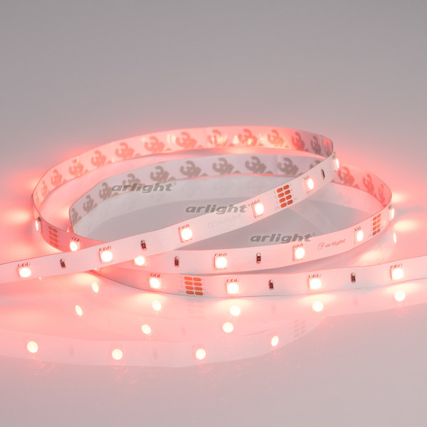 Лента RT-B30-10mm 24V RGB (7.2 W/m, IP20, 5060, 5m) (Arlight, Открытый) 022066(2). Цена указана за 5 метров. Продается кратно 5 метрам.