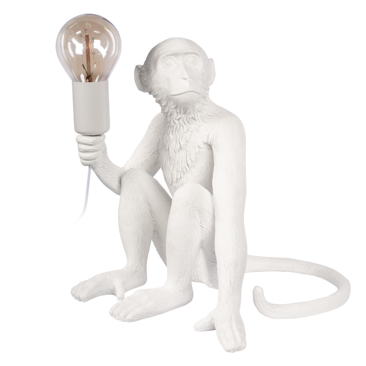 Настольная лампа 35*28*55 см, 1*E27*40W LOFT IT Monkey 10314T/A белый