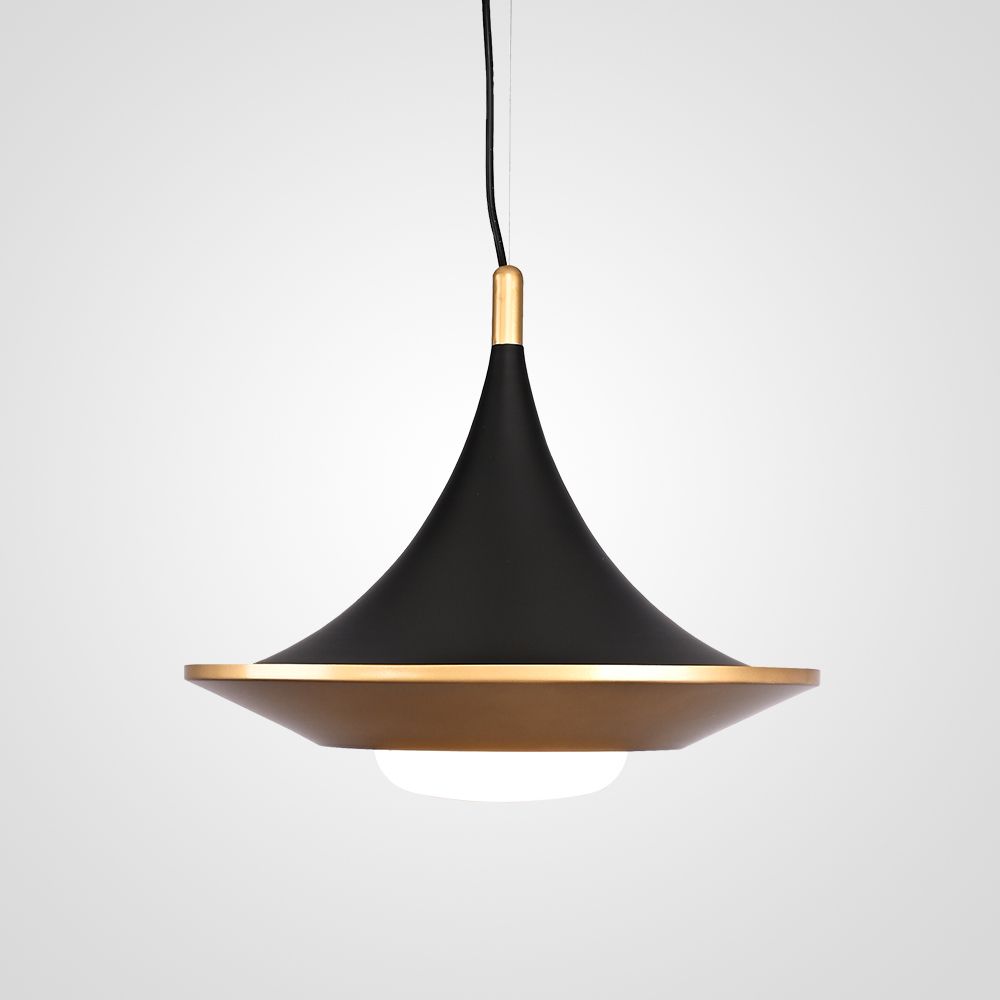 Подвесной светильник RASK 35*35*300 см, 1*LED*5W, 3000K, ImperiumLoft RASK01, Чёрный, Латунь