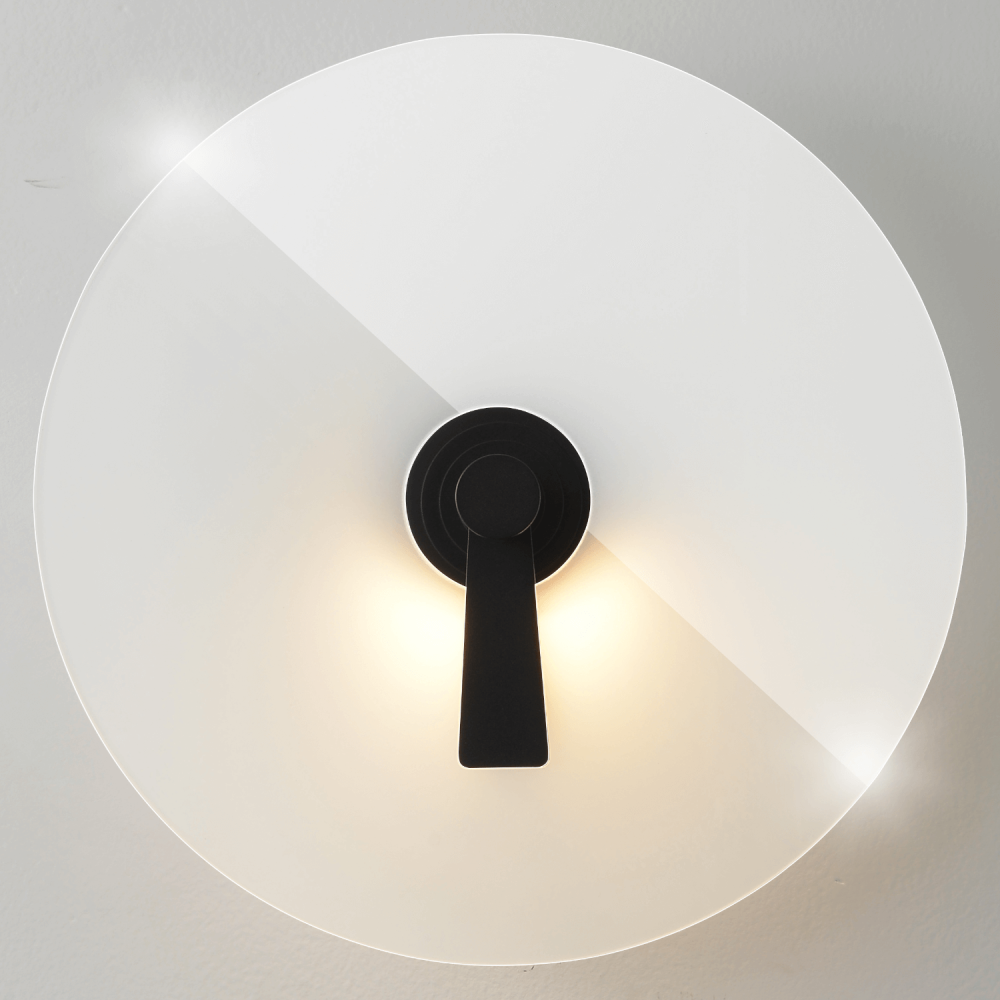 Бра 40 см, 6W, 3000K, Crystal Lux CHIAROSCURO AP6W LED BLACK, черный