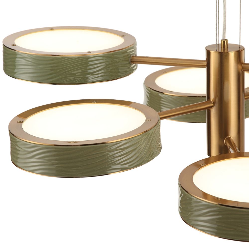 Светильник 76 см, 99W, 2000-4000K, Odeon Light 5450/99LA, бронза