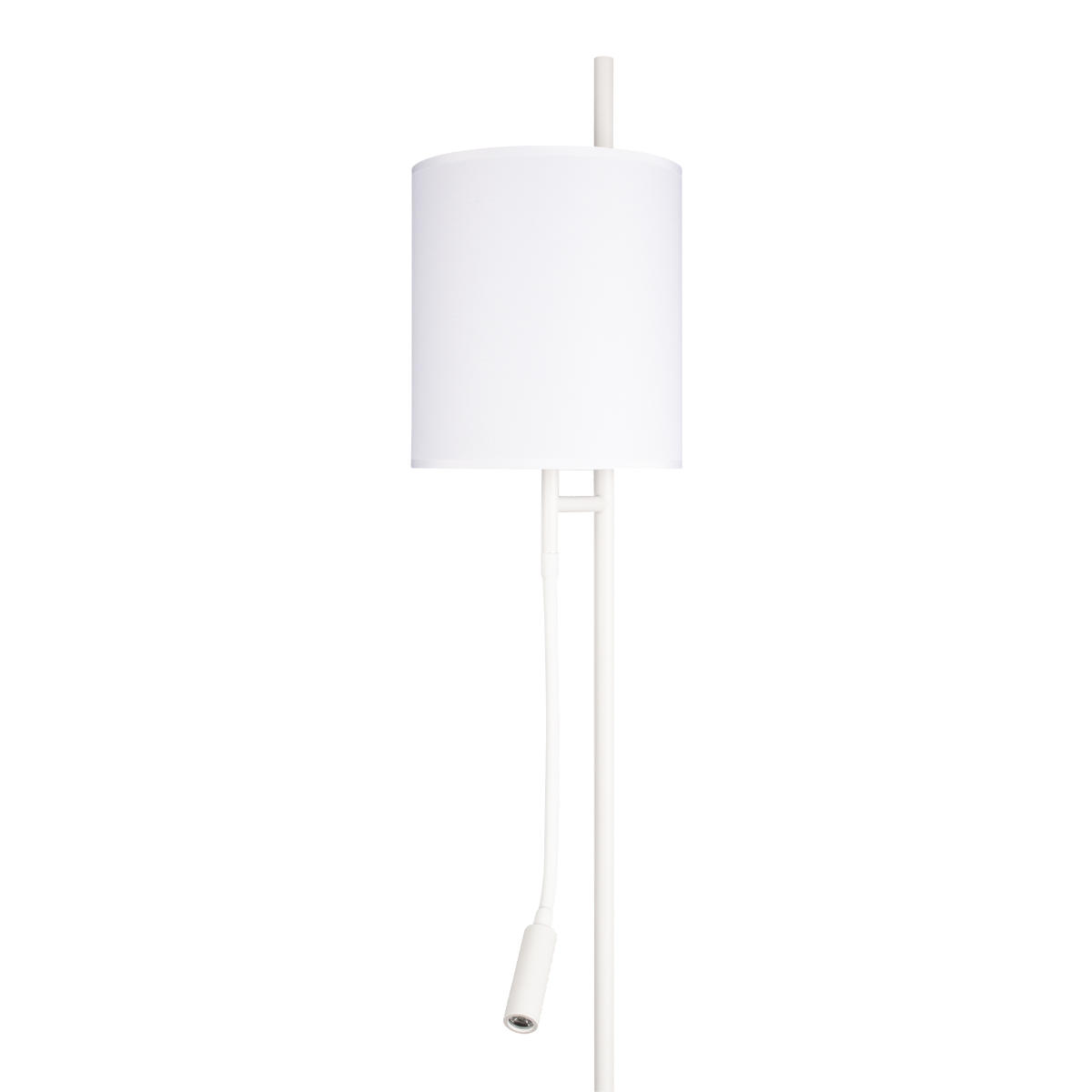 Торшер 20*176 см, 2*E27+LED*1X40W + 1X3W 3200K LOFT IT Ritz 10253F/B White белый