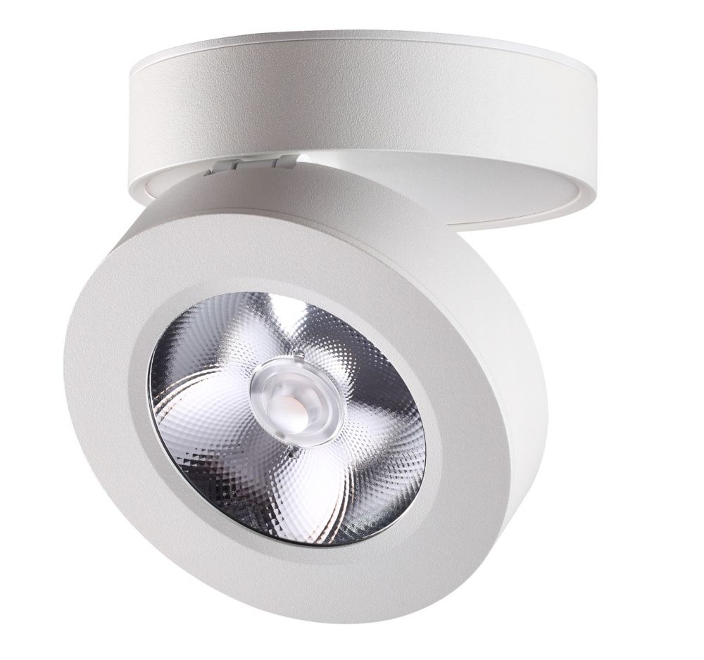 Светильник 10*10 см, LED 12W, 3000K Novotech Groda 357984 белый