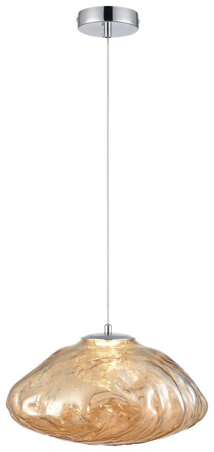 Светильник подвесной Wertmark Isola WE219.02.143, 30*30 см, хром