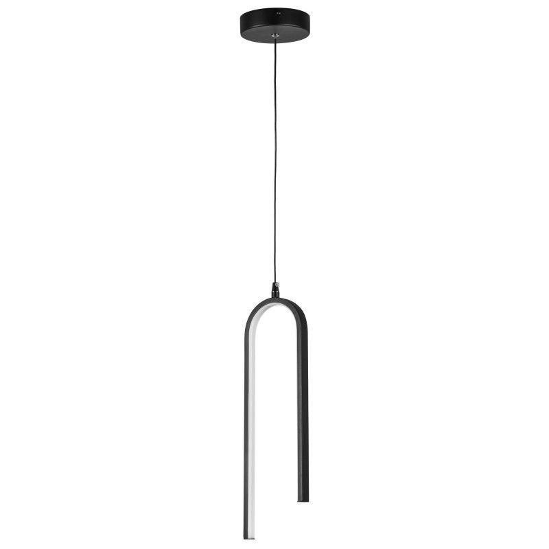 Подвесной светильник *12*50-250 см, *LED*8W, 3000K, Lightstar Saturno 749017, черный