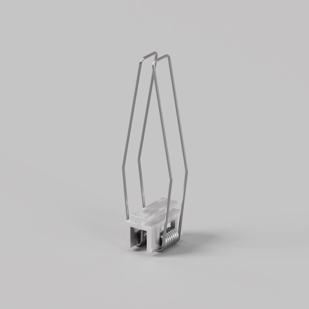 Комплект креплений (для профиля ALM-8832-S-2M) 4 шт. 642006 Maytoni Led Strip Встраиваемый с накладным фланцем профиль Серебро