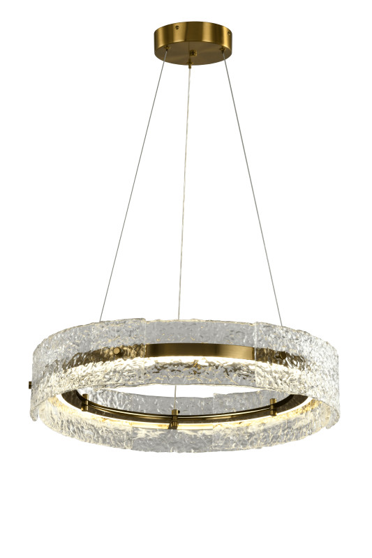 Подвесная люстра 60*150 см, LED, 30W, 3000K-6000K Zortes Criolla ZRS.1823.60, латунный