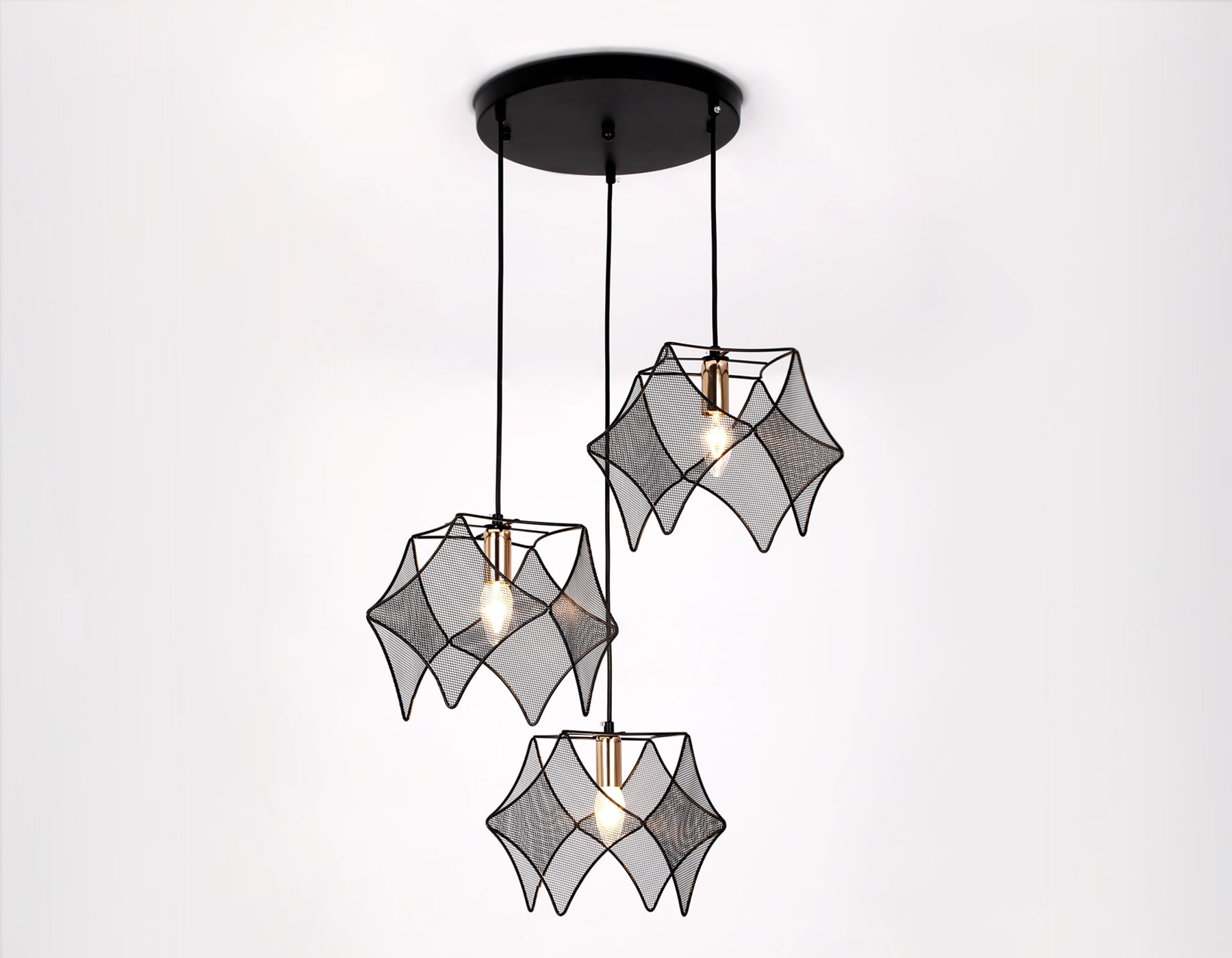 Светильник подвесной 51*100 см, E14 W, К, черный, золото Ambrella Traditional Traditional TR8427