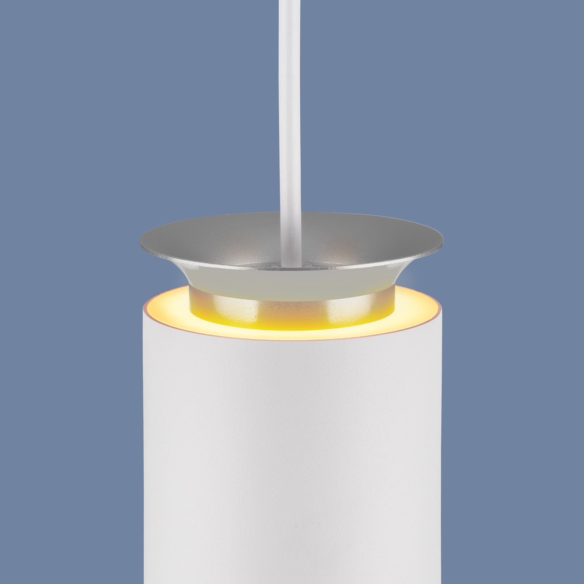Подвесной светодиодный светильник DLS021 9+4W 4200К белый матовый/серебро Elektrostandard