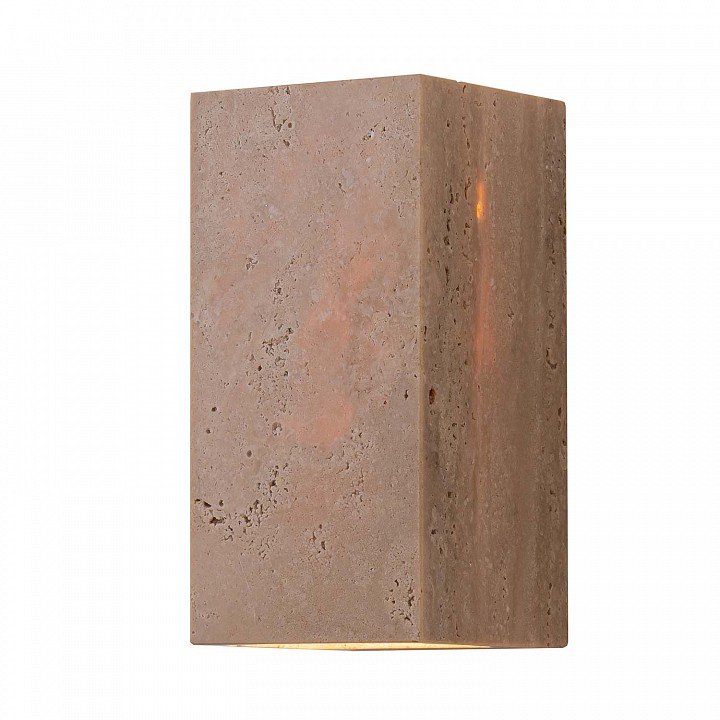 Накладной светильник 16 см, Favourite Limestone 4652-2W, коричневый