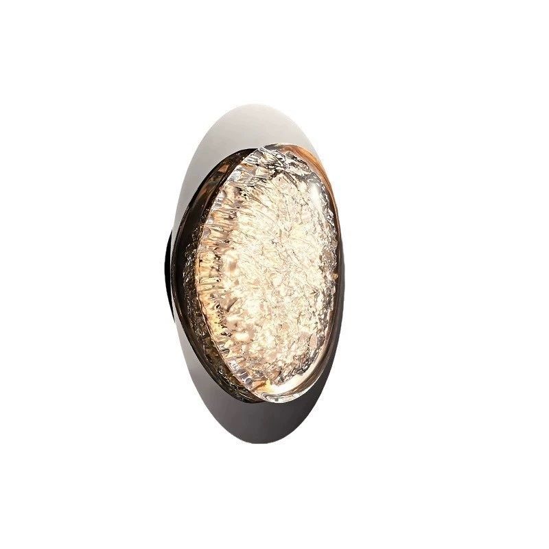 Светильник DZN-13828 ХРОМ + ПРОЗРАЧНЫЙ  D160/H250/1/LED/8W/4500K EVIAN LONG 25-04