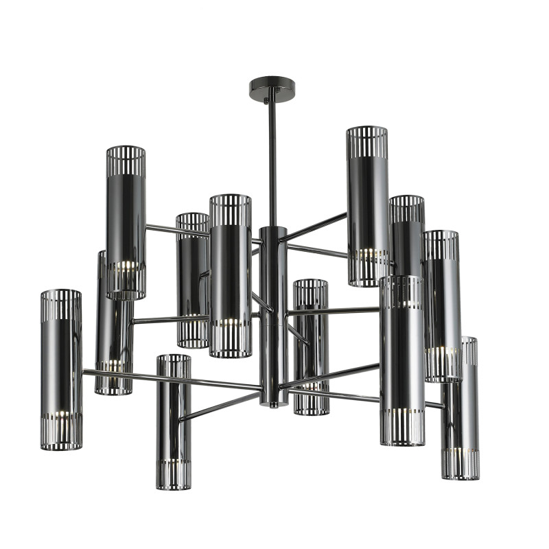 Люстра на штанге 100*80,5 см, 24*GU10, 480W, Favourite Farol 4481-24P черный