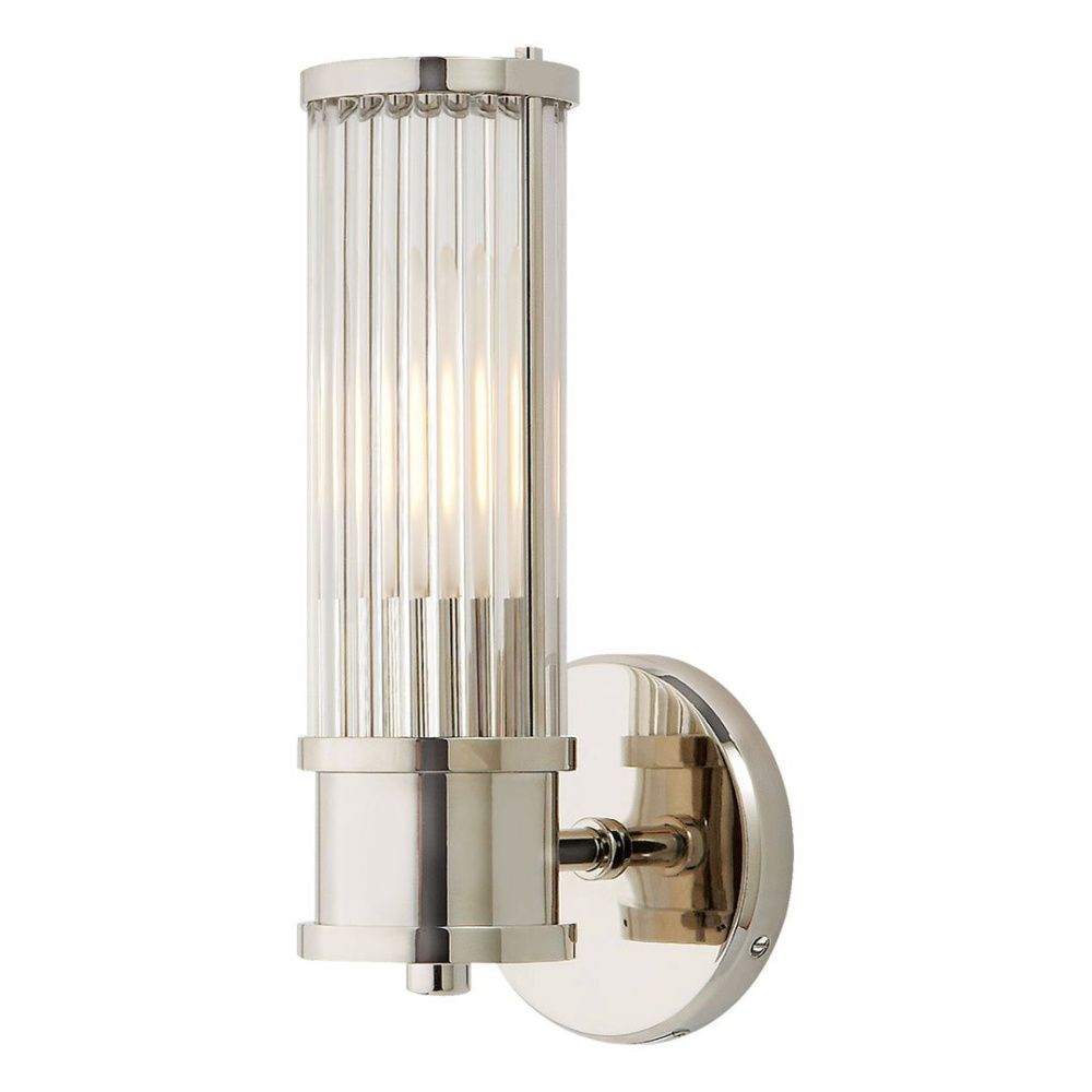 Ralph Lauren Бра Allen Single Sconce *12*29 см, 1*E14*40W, ImperiumLoft 44.666, Никель
