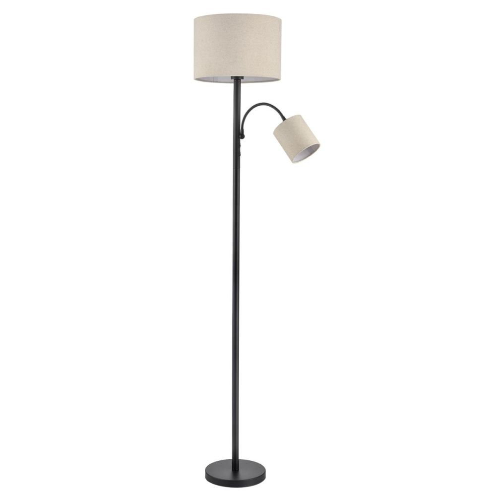 Торшер 53,5*30*161,8- см, 2*E27 + E14*60, 40W, Lumion Kaya LUM8042/2Y, черный