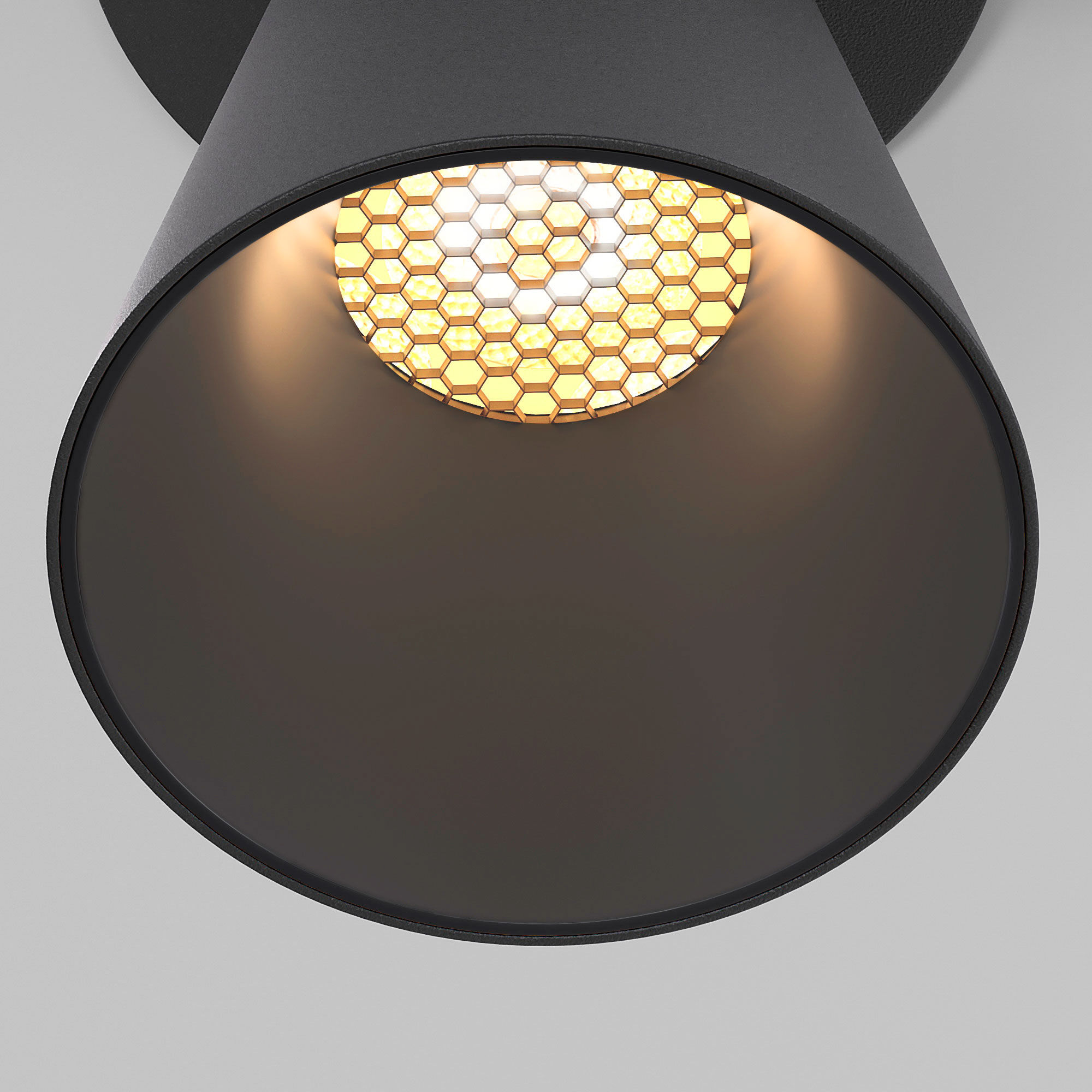 Потолочный акцентный светильник 6,4*6,4*9,6 см, 8W 3000K Elektrostandard Bell 25097/LED черный