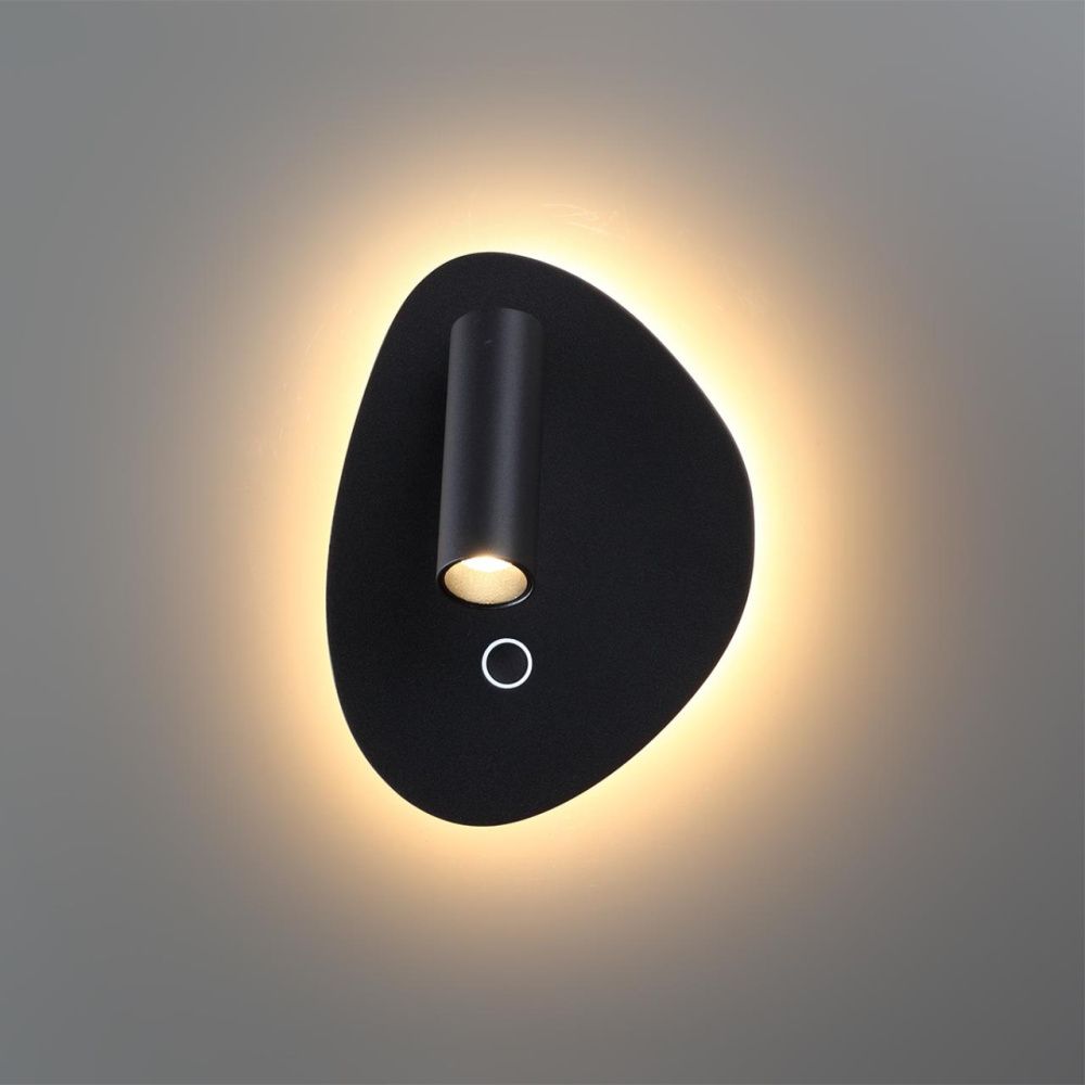 Бра 13**17- см, *LED*9W, 2700/3300/4000K, Odeon Light Roy 7182/9WL, черный