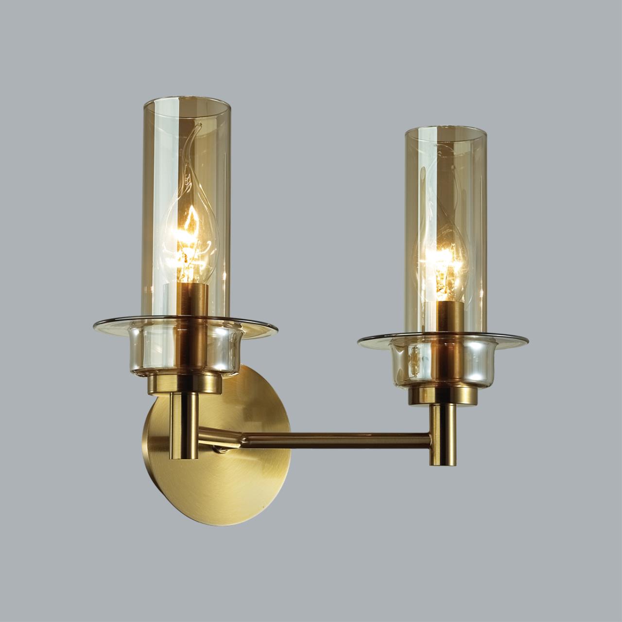 Бра 24*22*20 см, 2*E14 Lumion Madonna 6554/2W бронзовый