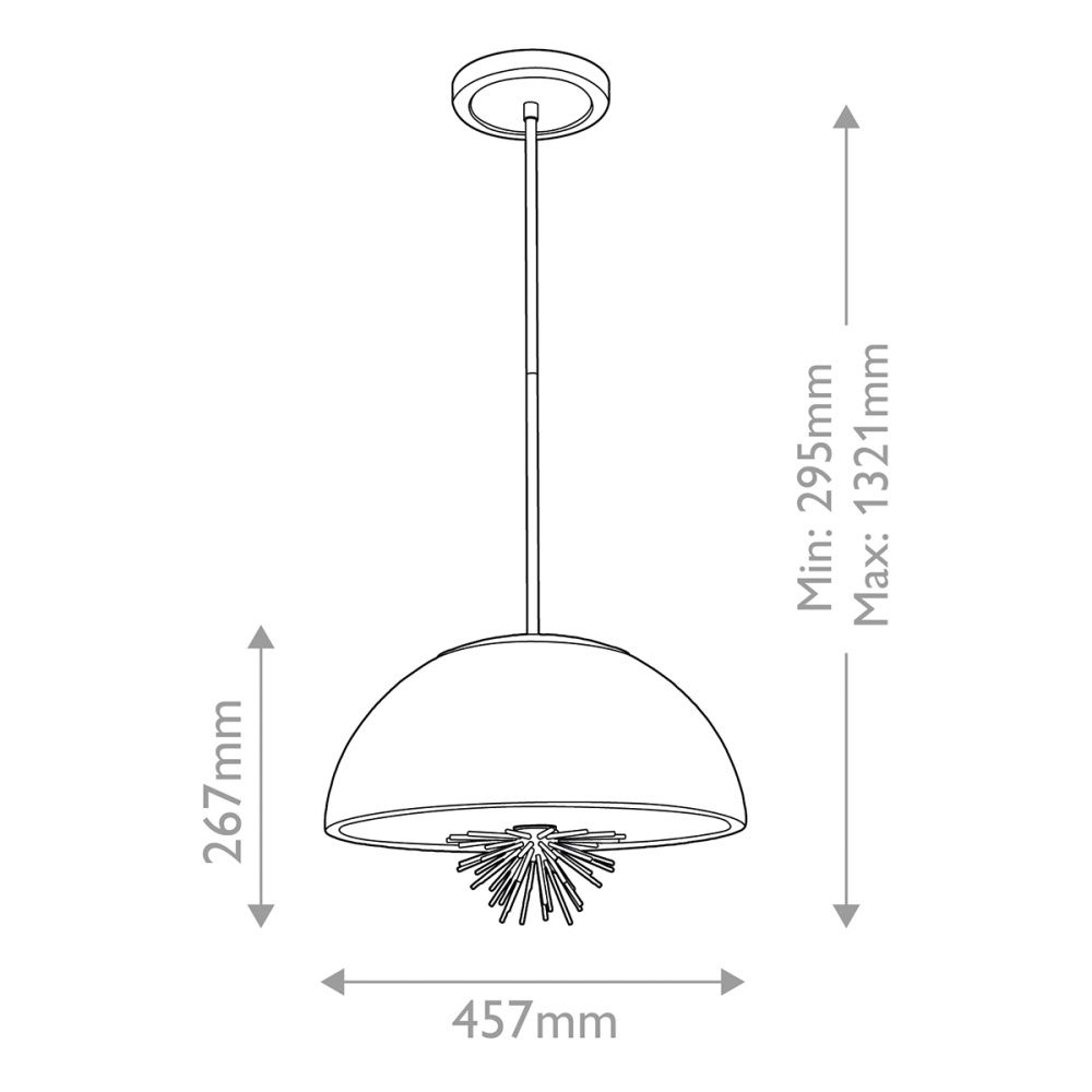 Подвесной светильник Elstead Lighting, Арт. STARING-3P-DG-OPAL
