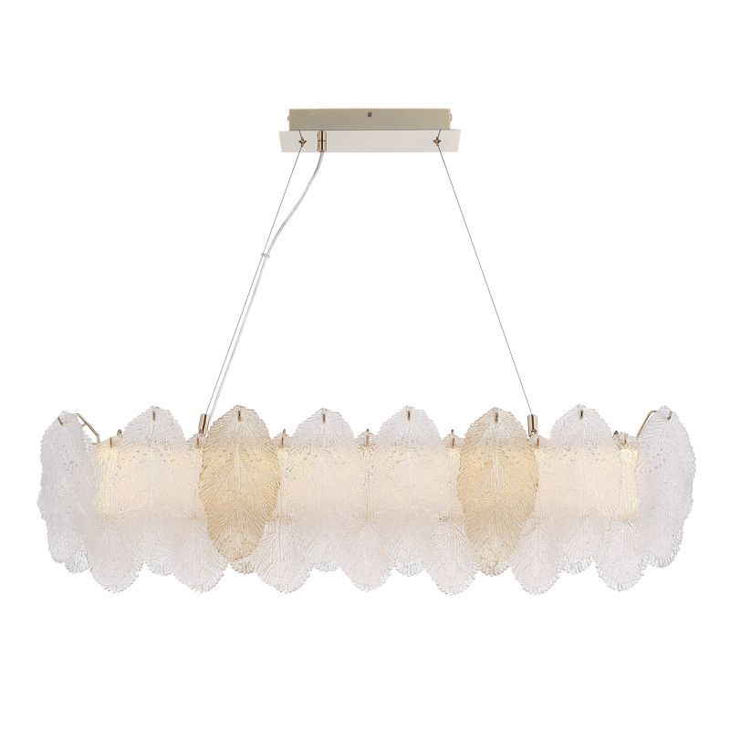 Подвесная люстра 95*16*-170 см, 1*LED, 24W, 3000K, ST-Luce Lightsome SL6135.233.01, золотой