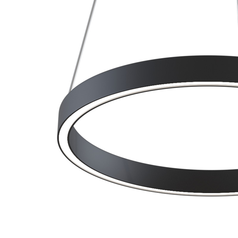 Подвесной светильник 40*127,5 см, LED, 24W, 2600К-3500К, Maytoni Rim MOD058PL-L22BK латунный