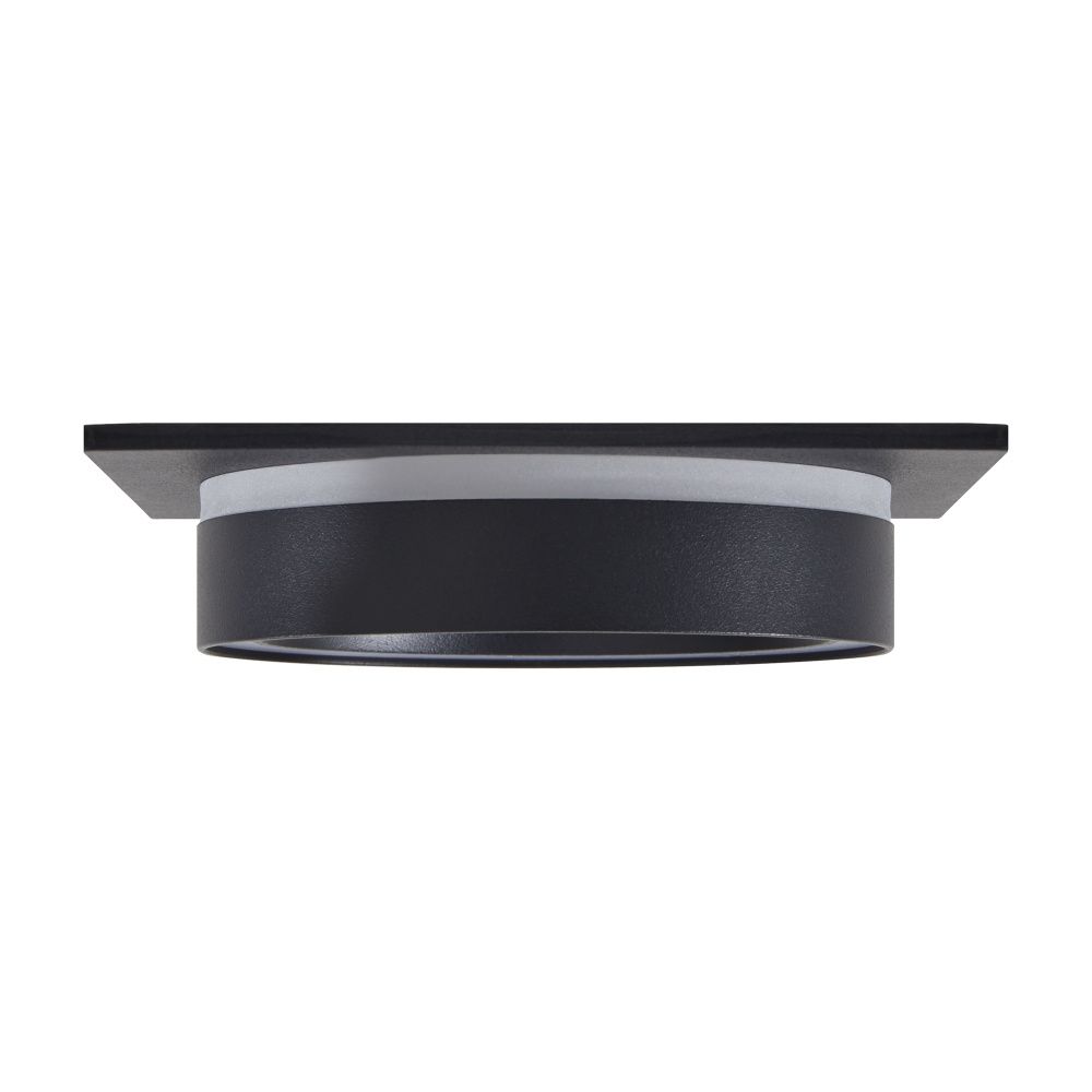 Встраиваемый светильник 10,5*10,5*4 см, 1*GX53*15W, Voltega  VGL7191DLB-01B, Черный