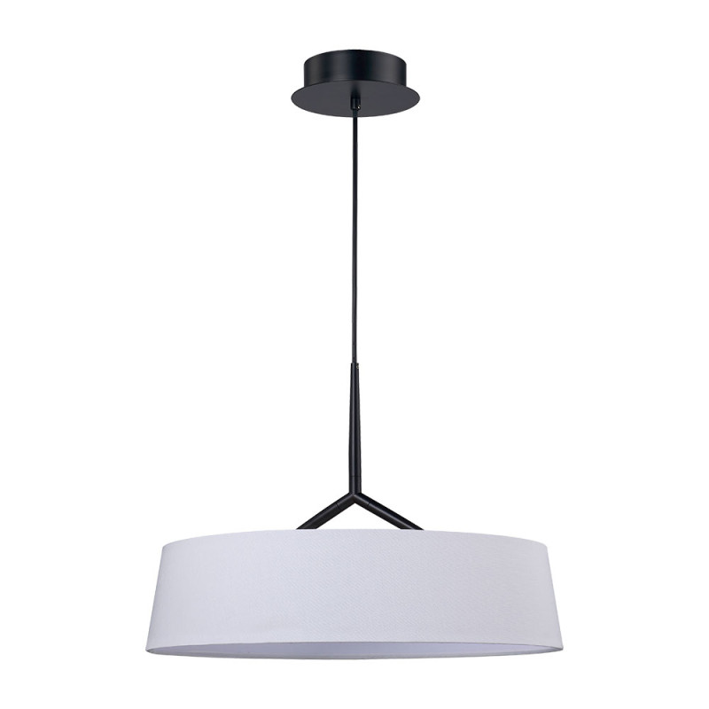 Подвесной светильник 45 см, 12W, 3000K, Divinare Alma 1029/06 SP-10, черный