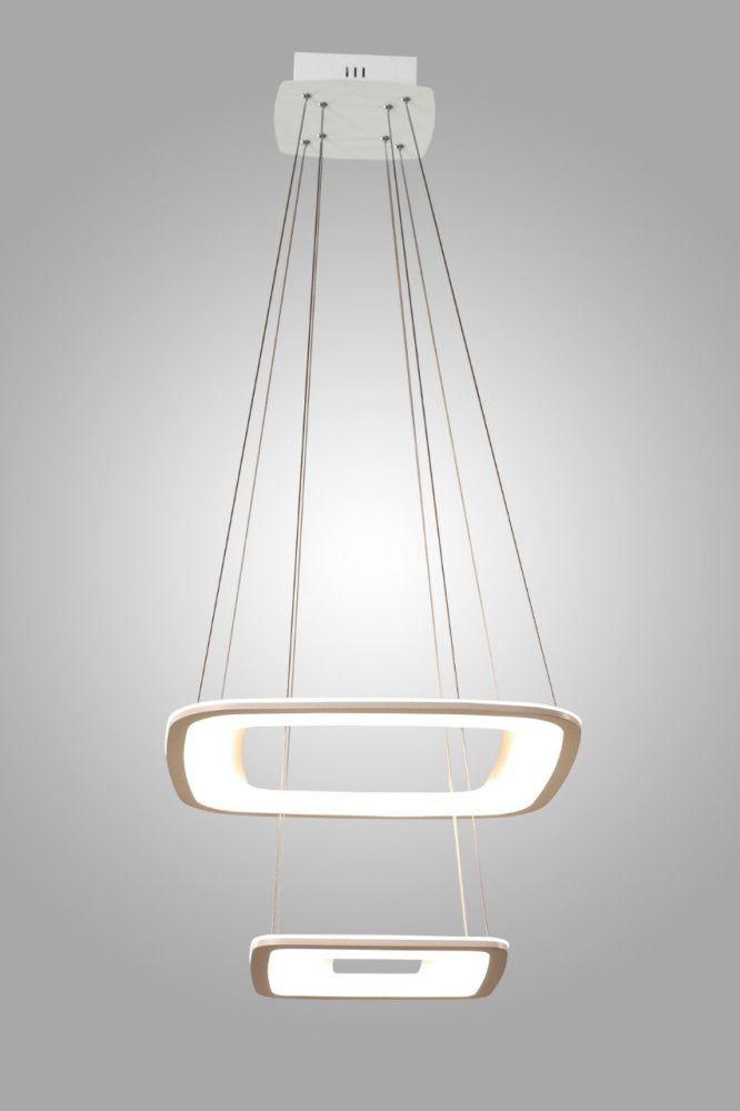 Светильник D1002-4545, D450*450/D270*270 LED, 52W, K, Alva Donna, Белый
