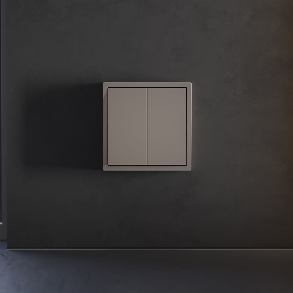 Клавиши для выключателя/переключателя двухклавишного, S70, капучино Voltum VLS000314