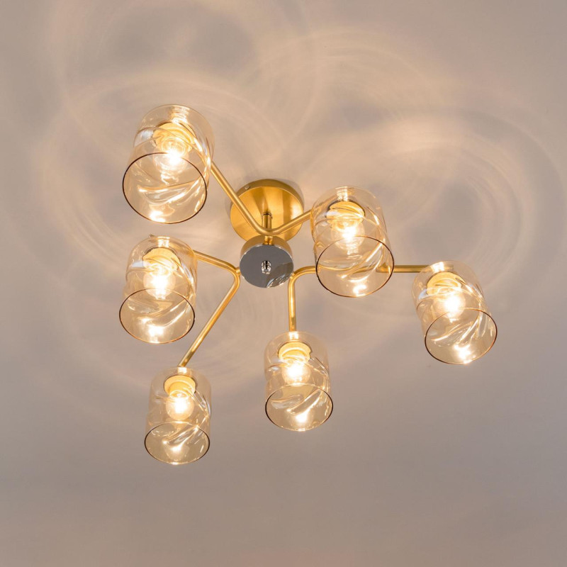 Люстра 62 см Citilux Клод CL137162 золото