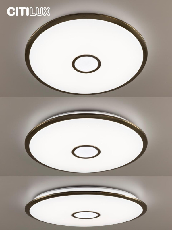 Светильник  67 см, 115W, 3000K-5500K Citilux Старлайт Смарт CL703A103G бронза