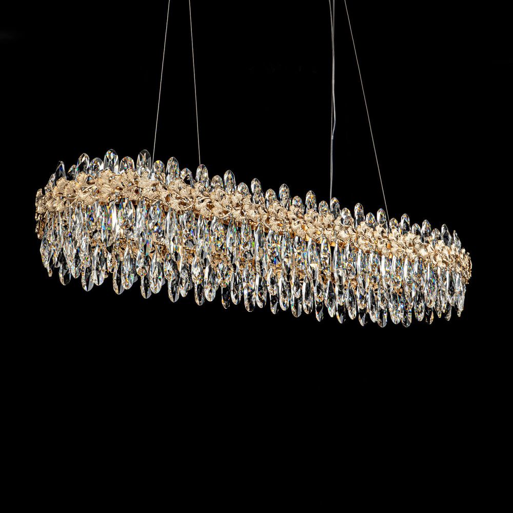 Люстра 115*36*20-155 см, *LED*113W, 3000-6000K, MODELUX  ML.9888.1200 GD, Золото