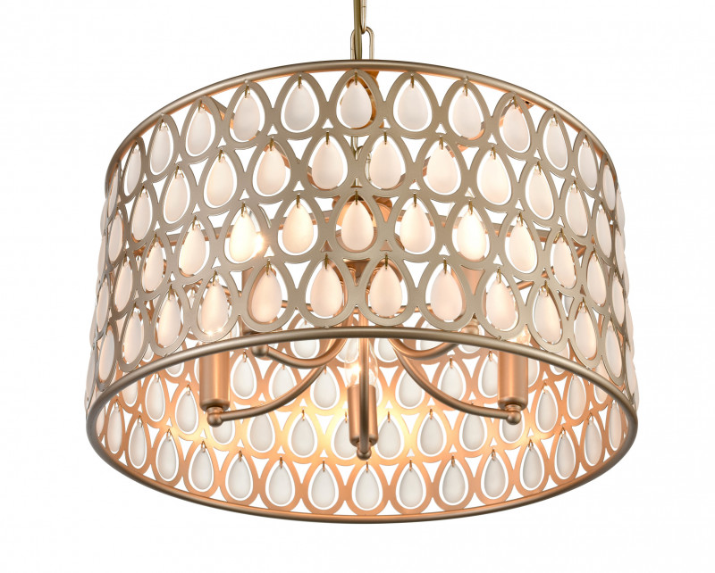 Подвесная люстра  50*120 см, 5*E14 шампань Vele Luce Donna VL4064P05