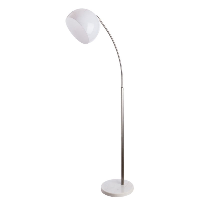 Торшер Arte Lamp Goliath A5822PN-1SS, высота 170 см, матовое серебро