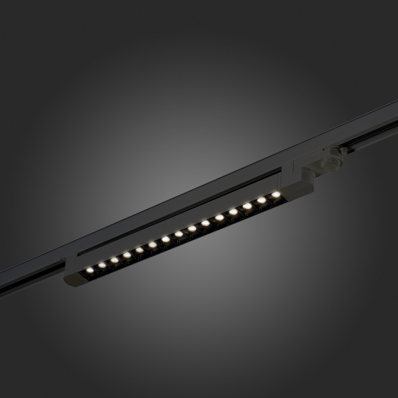 Трековый светильник 54*3 см, 15W 3000K ST LUCE Трехфазная трековая система ST662.436.15 Черный