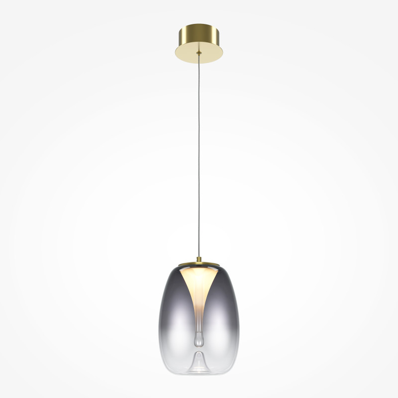Подвесной светильник 20*20*333,1 см, LED, 7W, 3000К, Maytoni SPLASH MOD282PL-L8G3K золотой