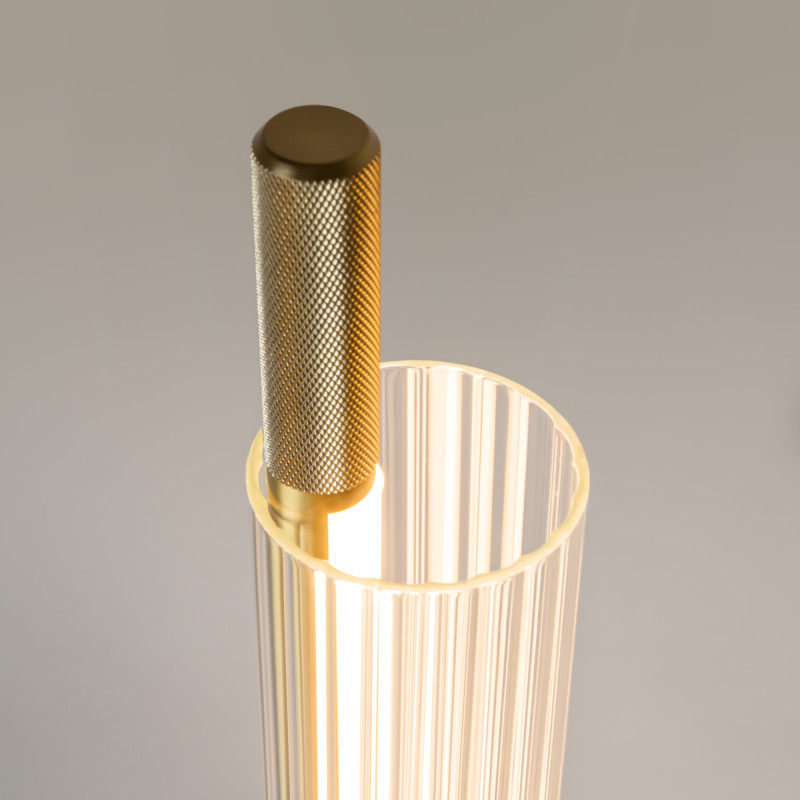Торшер 25*148 см, LED 15W 3000K Maytoni Modern Loom MOD258FL-L15BS3K латунь