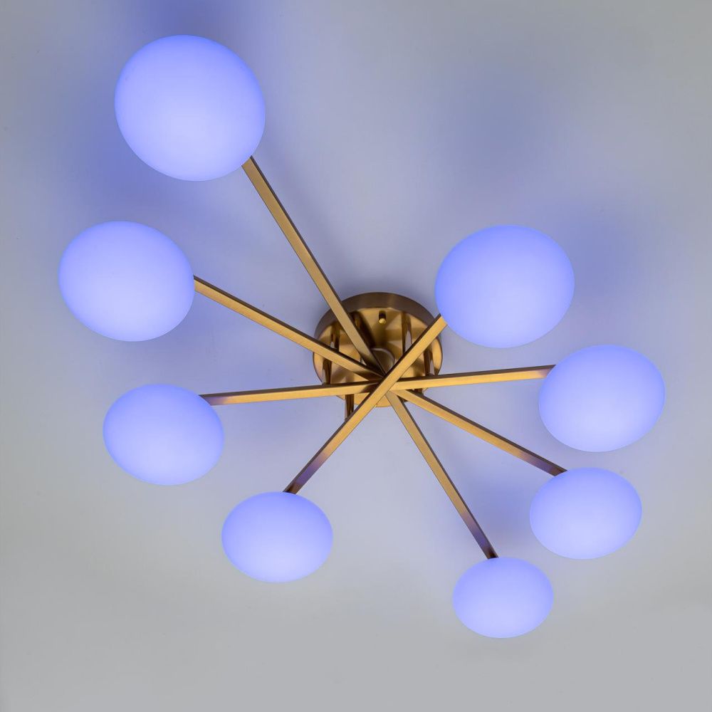 Светильник 110 см, 96W, 3000-5500K, Citilux ATMAN SMART CL226A183 LED RGB, бронза