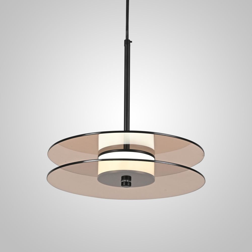 Подвесной светильник CINE B D28 12*33*33 см, 1*LED*10W, 3000, 4000, 5000K, ImperiumLoft cine01, Чёрный