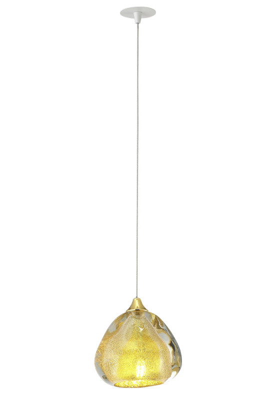 Светильник подвесной 12 см, Crystal L ux VERANO SP1 GOLD Золото
