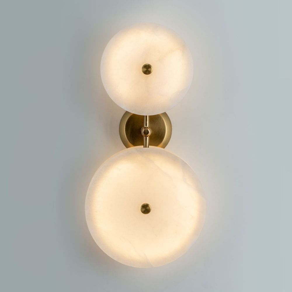 Настенный светильник 9,5x40,5см, LED, 6Вт, , Modelux MS.175.02 BS Латунь