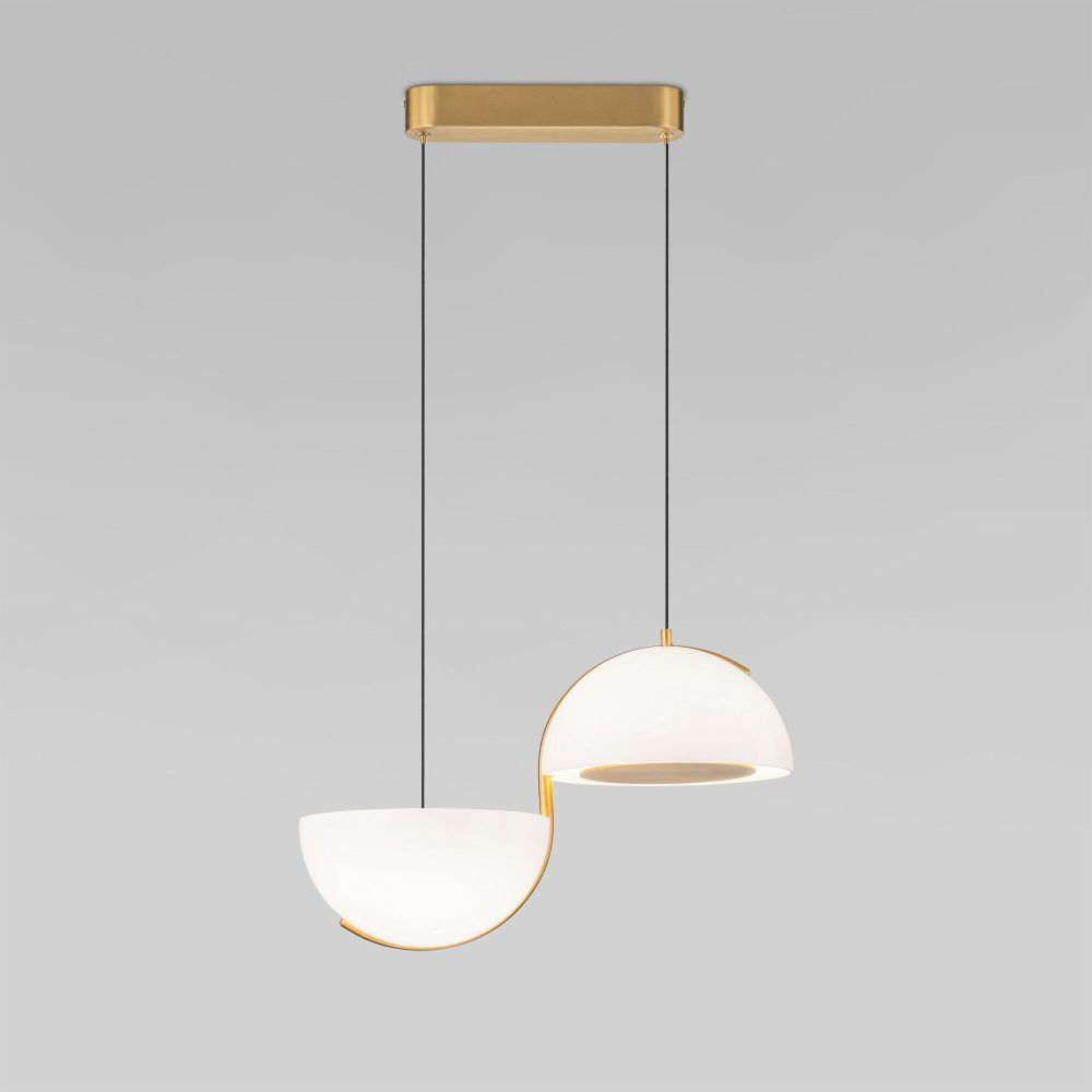 Подвесной светильник 23*45*150 см, LED*26W, 4000K, Eurosvet Emisfero 50083/2 LED, золото, a069299