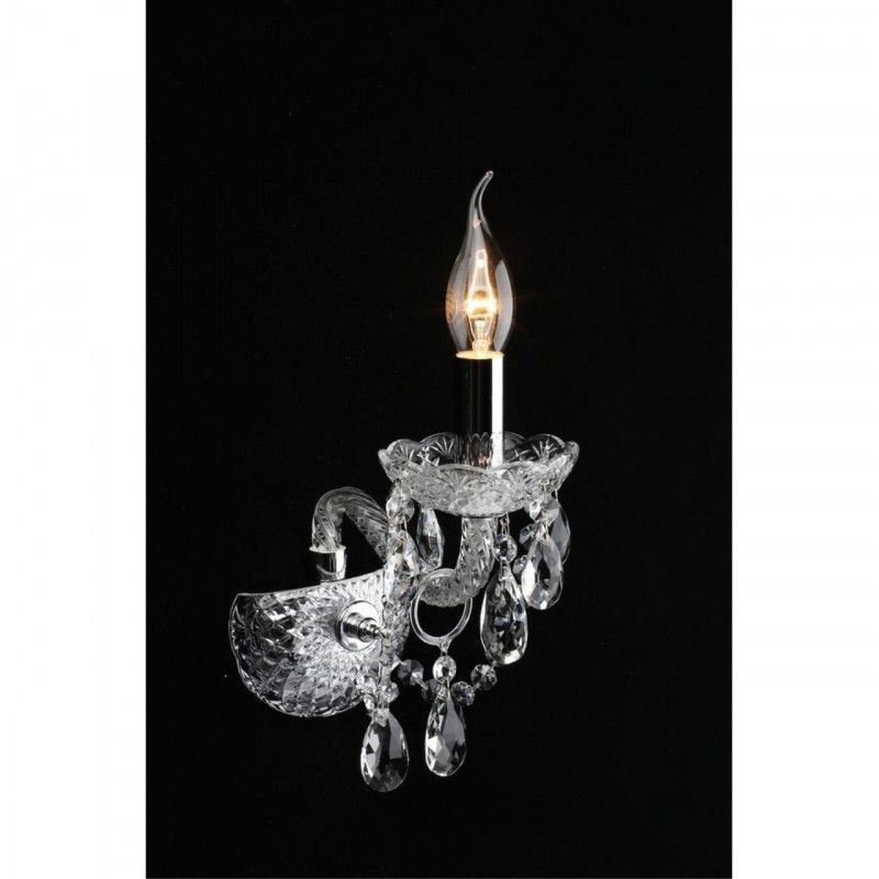 Бра 12*33 см, 1*E14, 40W, Aployt Koletta APL.755.01.01, хром