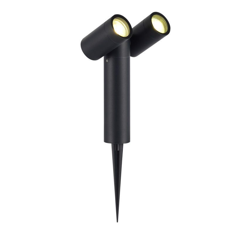 Грунтовый светильник *17,1*40 см, 2*GU10*50W, ST-Luce ECOLLO SL9011.405.02, черный