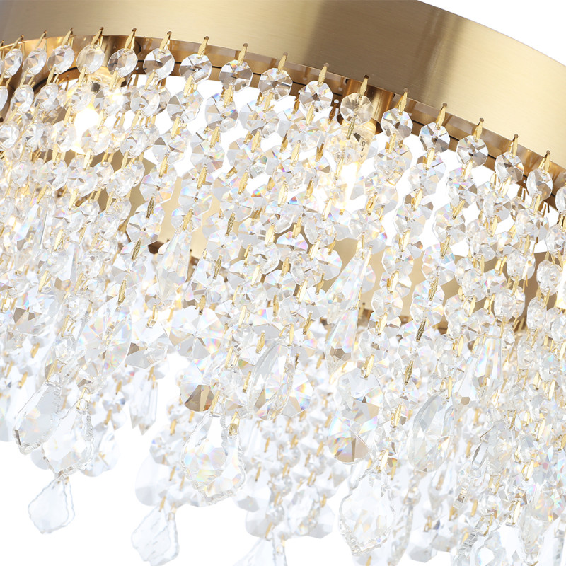 Светильник 40 см, Crystal Lux AQUA SP9, латунь