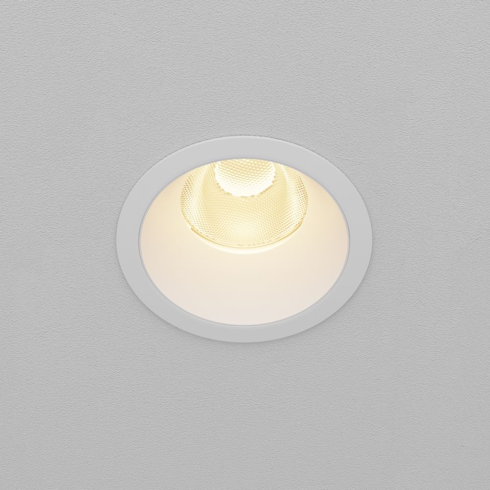 Встраиваемый светильник  DL117-15W-2.7K-W **-9,8 см, *LED*15W, K, Maytoni technical Dip DL117-15W-2.7K-W, Белый