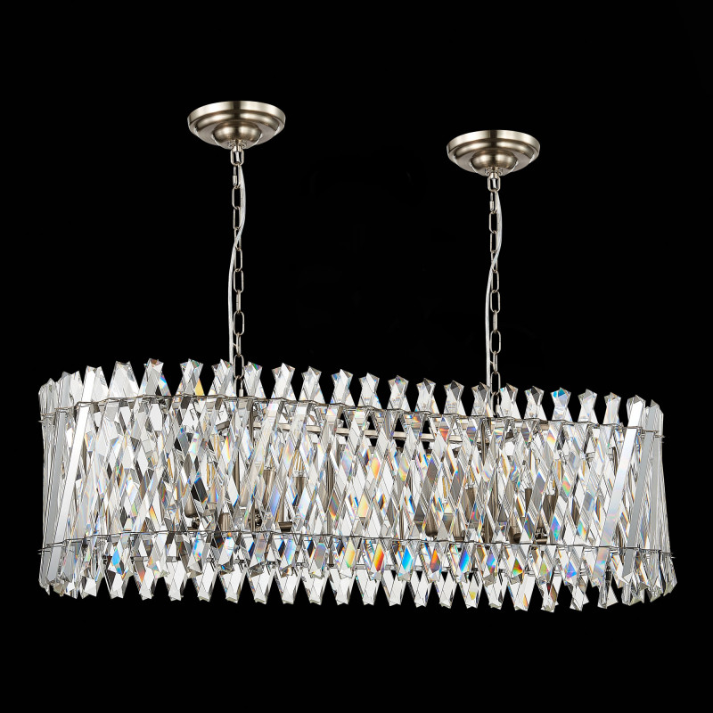 Люстра подвесная 100*35 см, ST LUCE FABIO SL1170.103.12 Никель
