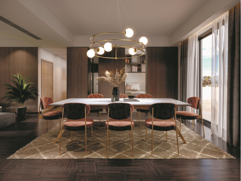 Светильник 81 см, Maytoni Balance MOD317PL-06G, золото