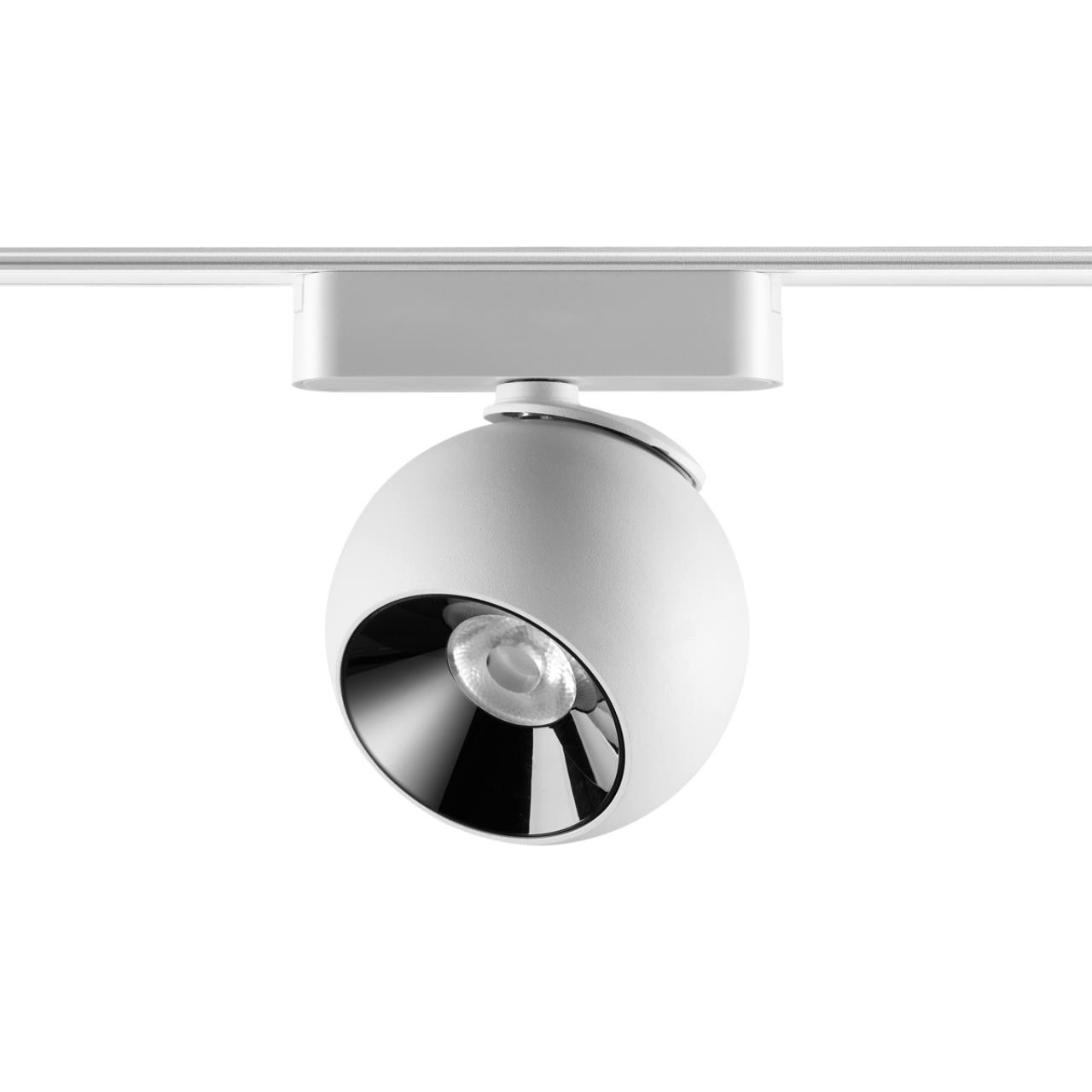 Трековый светильник для низковольтного шинопровода 11,5*10* см, LED 12W*3000 К, Novotech Shino Smal, белый, 359267
