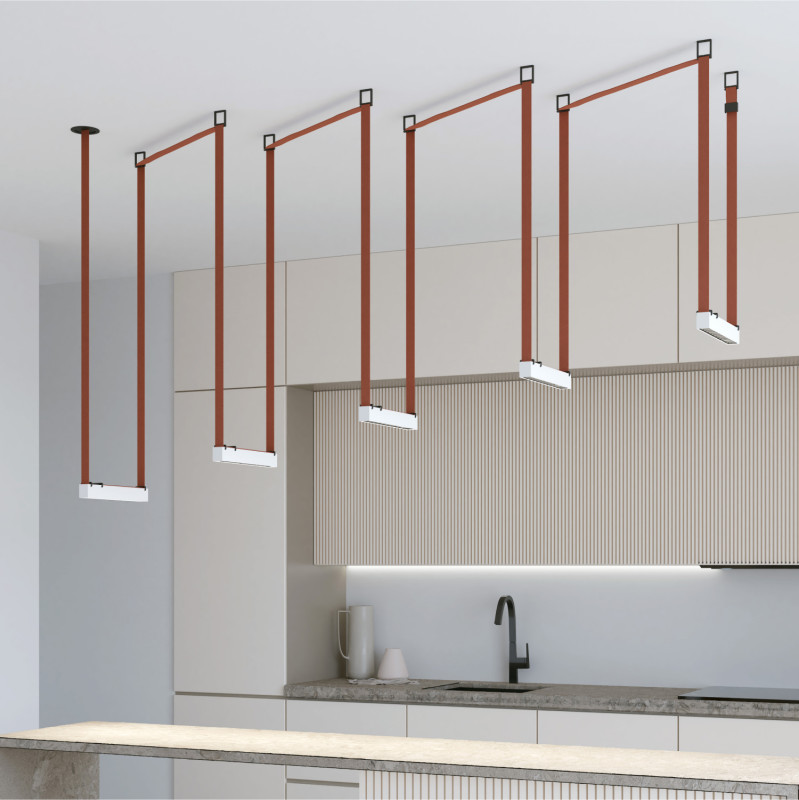Светильник на шине 32,3*4*4,5 см, LED * 12W, 4000K, Denkirs Belty Grill DK5570-WB, белый