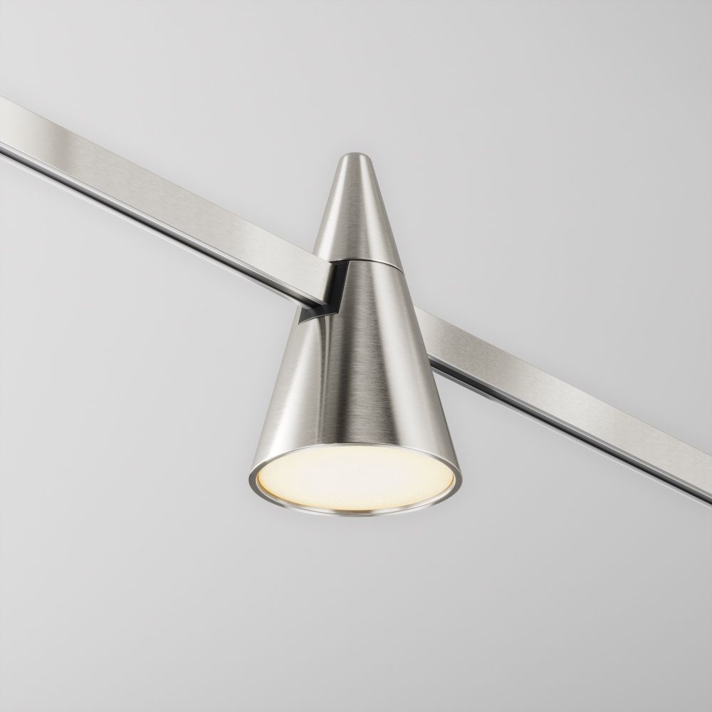 Трековый светильник  TR146-1-5W3K-PT **-11,5 см, *LED*5W, K, Maytoni technical FLARITY TR146-1-5W3K-PT, Платина